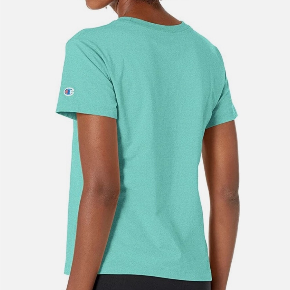 Champion Women's Teal Short Sleeve Tee - Picture 2 of 5